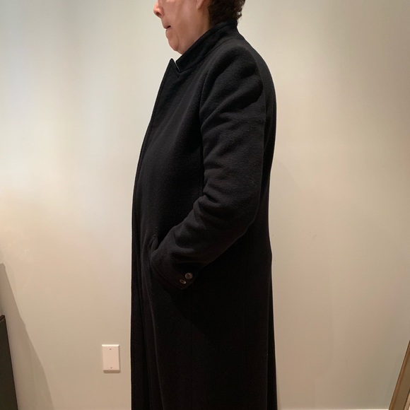 Black wool Chloe coat - Picture 2 of 3